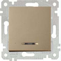 RİTA MEK TUŞ IŞIKLI ANAHTAR (220V)(VİDALI) DORE 1